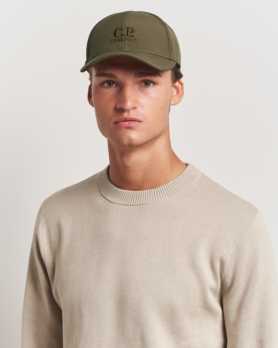 Mies | C.P. Company CP Shell Baseball Cap Olive | C.P. Company | CP Shell Baseball Cap Olive