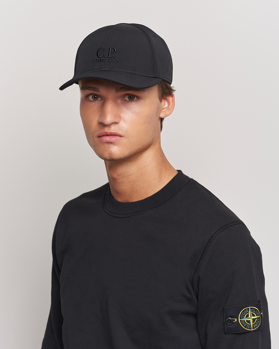 Mies | C.P. Company CP Shell Baseball Cap Black | C.P. Company | CP Shell Baseball Cap Black