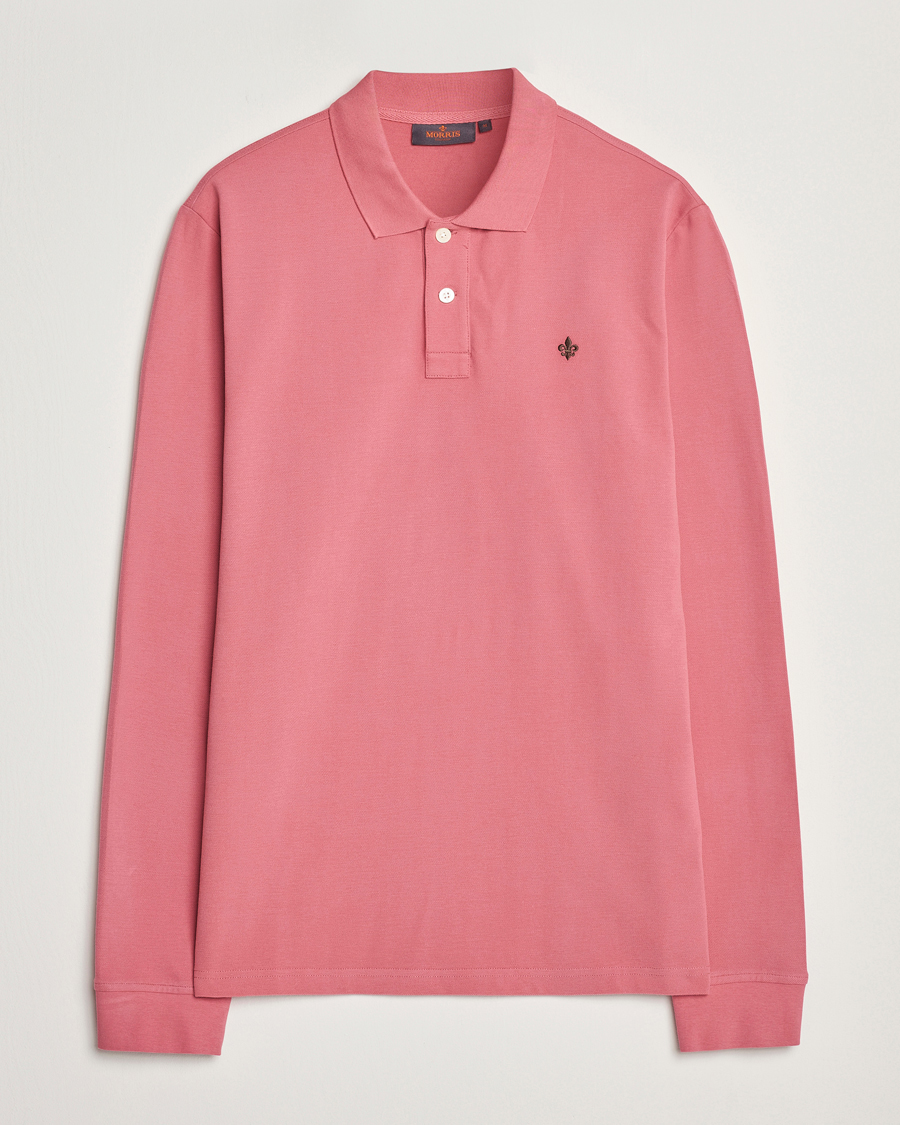 Mies | Puserot | Morris | Camden Long Sleeve Polo Pink