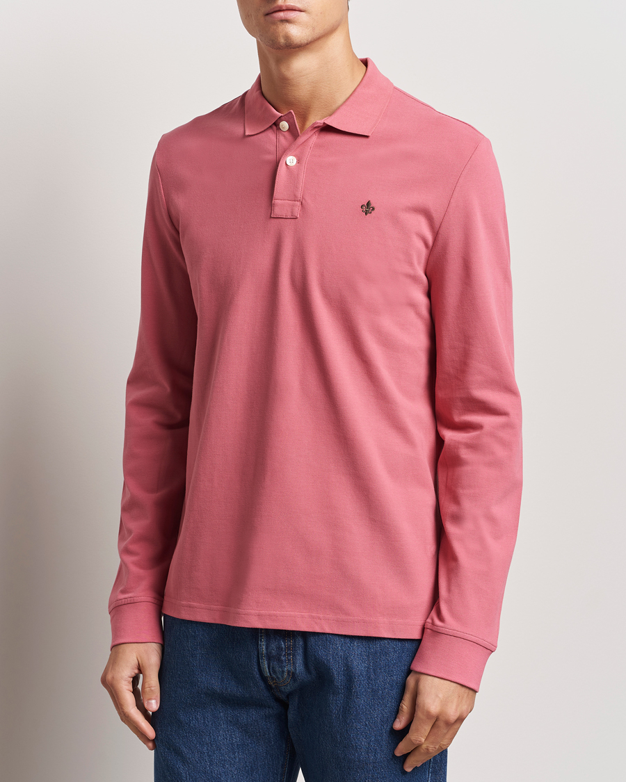 Mies | Puserot | Morris | Camden Long Sleeve Polo Pink