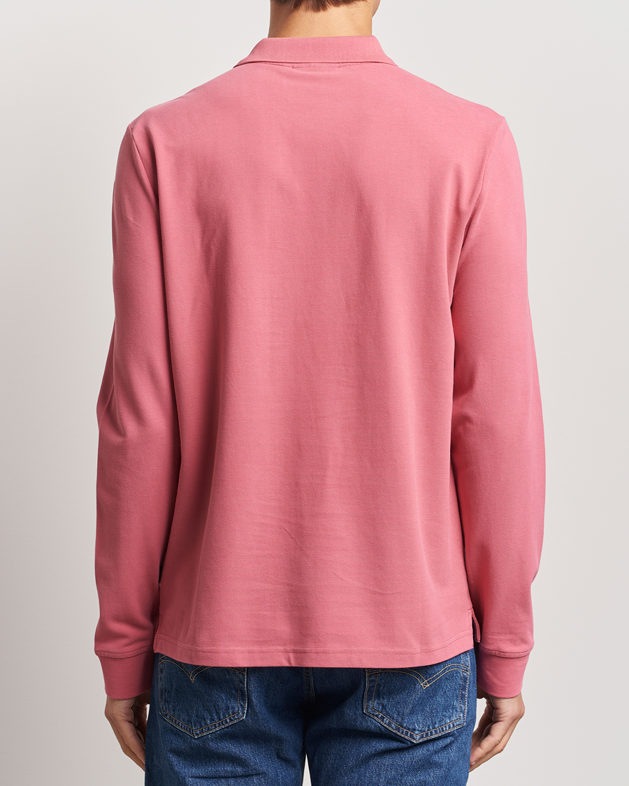 Mies | Puserot | Morris | Camden Long Sleeve Polo Pink