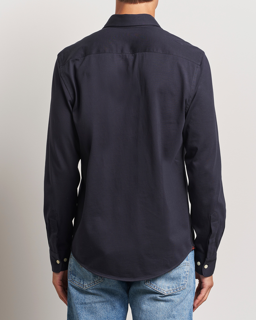 Mies | Kauluspaidat | Morris | Dressed Jersey Shirt Old Blue