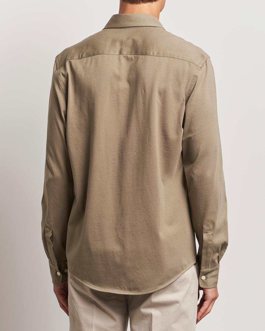 Mies | Kauluspaidat | Morris | Dressed Jersey Shirt Olive