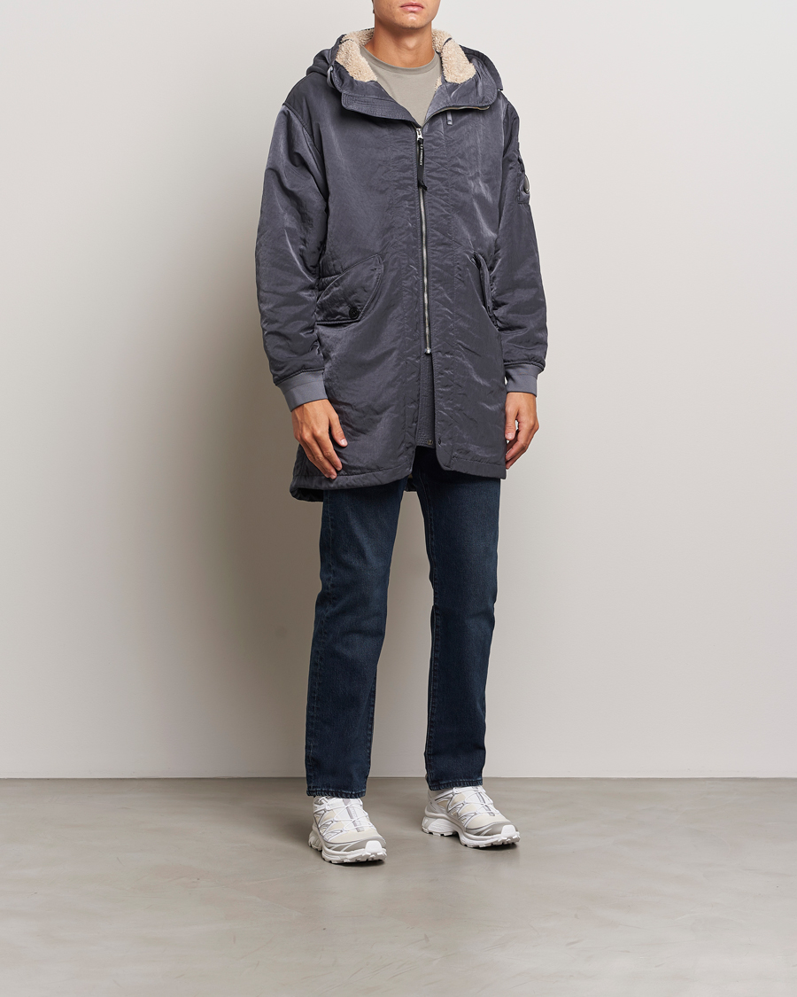 Mies | Takit | C.P. Company | Nylon B Sherpa Lined Parka Grey