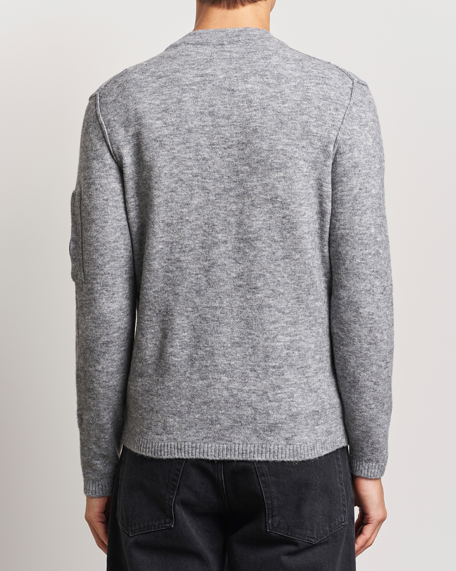 Mies | Puserot | C.P. Company | Alpaca/Wool Cardigan Grey Melange