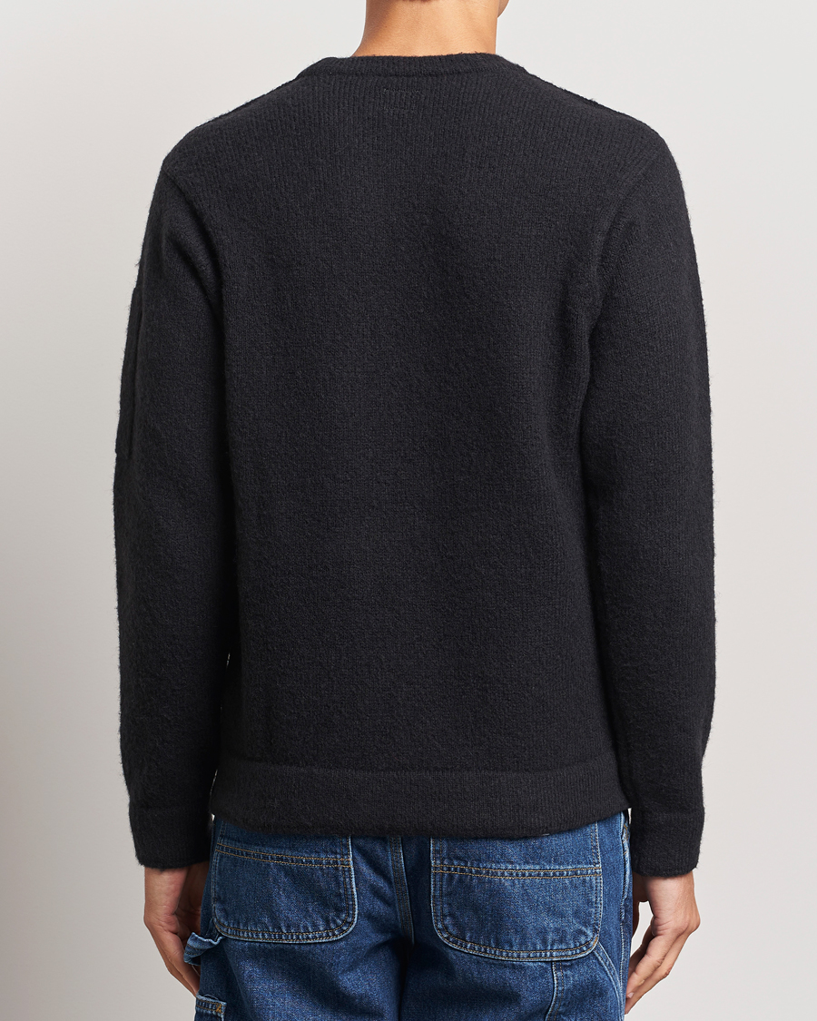 Mies | Puserot | C.P. Company | Alpaca Soft Knitted Crewneck Black