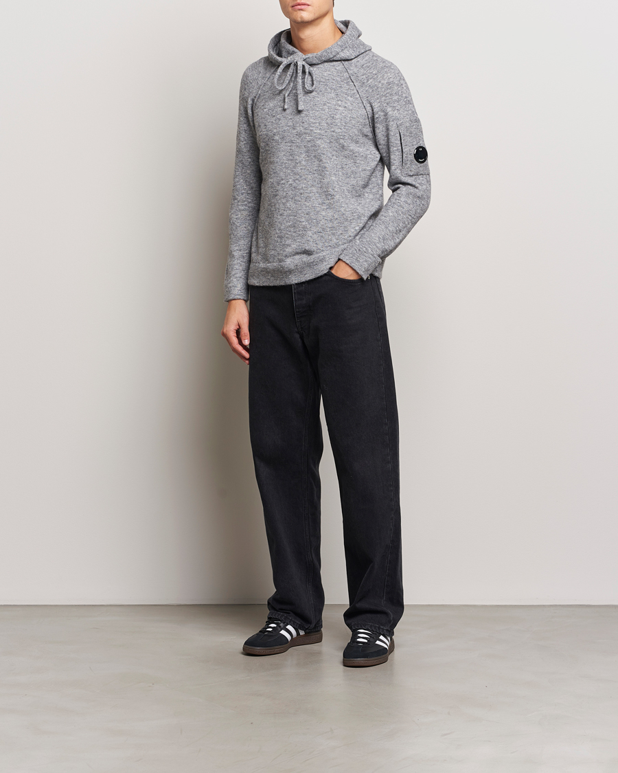 Mies | Puserot | C.P. Company | Alpaca/Wool Lens Hood Grey Melange