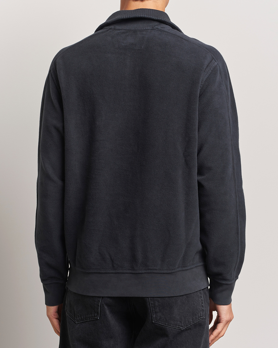Mies | Puserot | C.P. Company | Brushed Diagonal Fleece Half Zip Grey Black