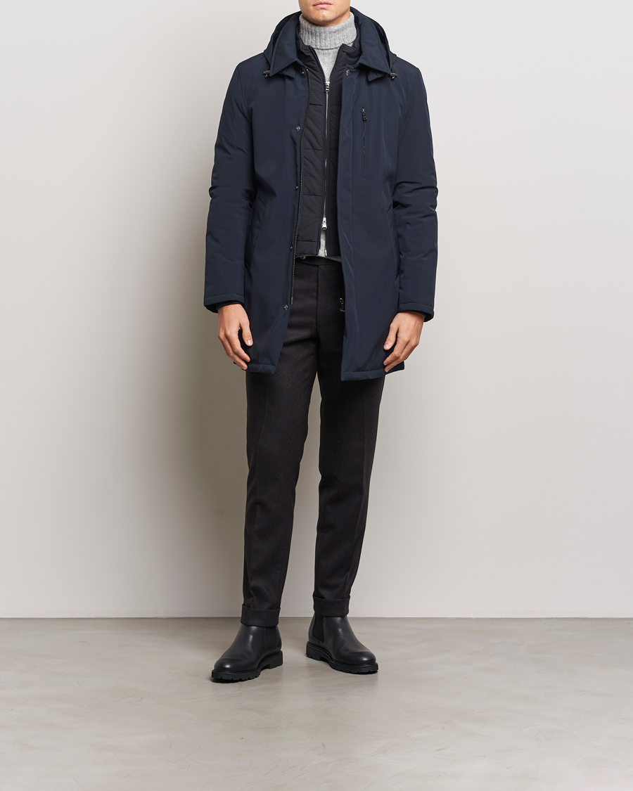 Mies | Takit | Oscar Jacobson | Wynter Padded Jacket Navy