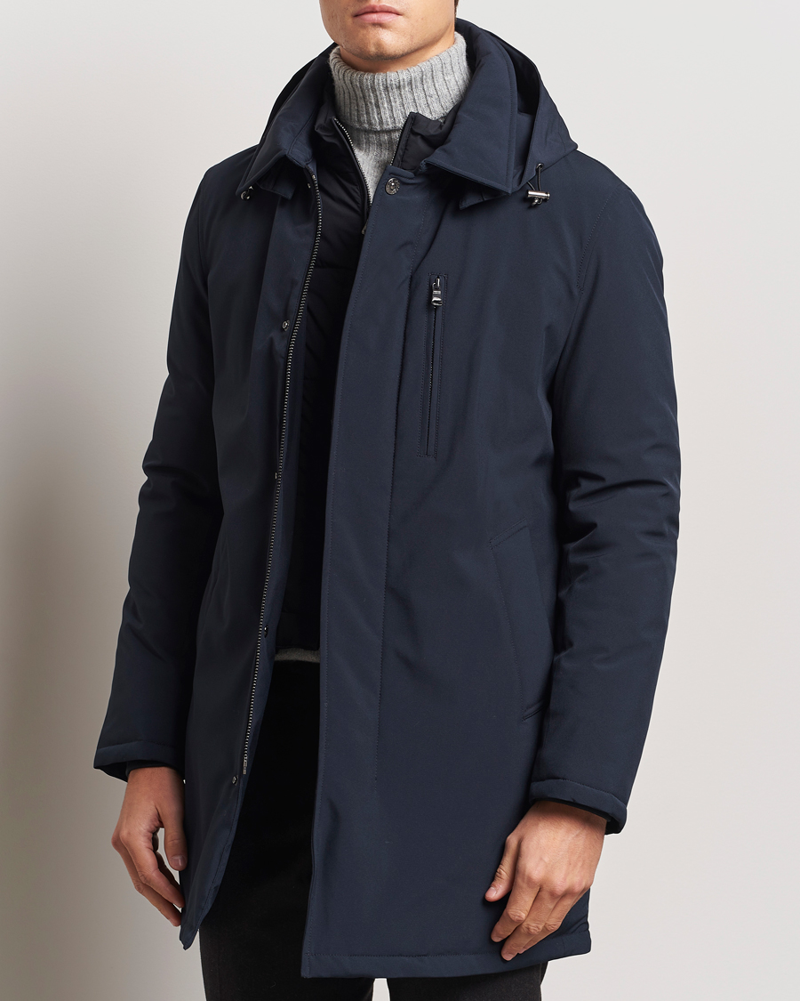 Mies | Takit | Oscar Jacobson | Wynter Padded Jacket Navy