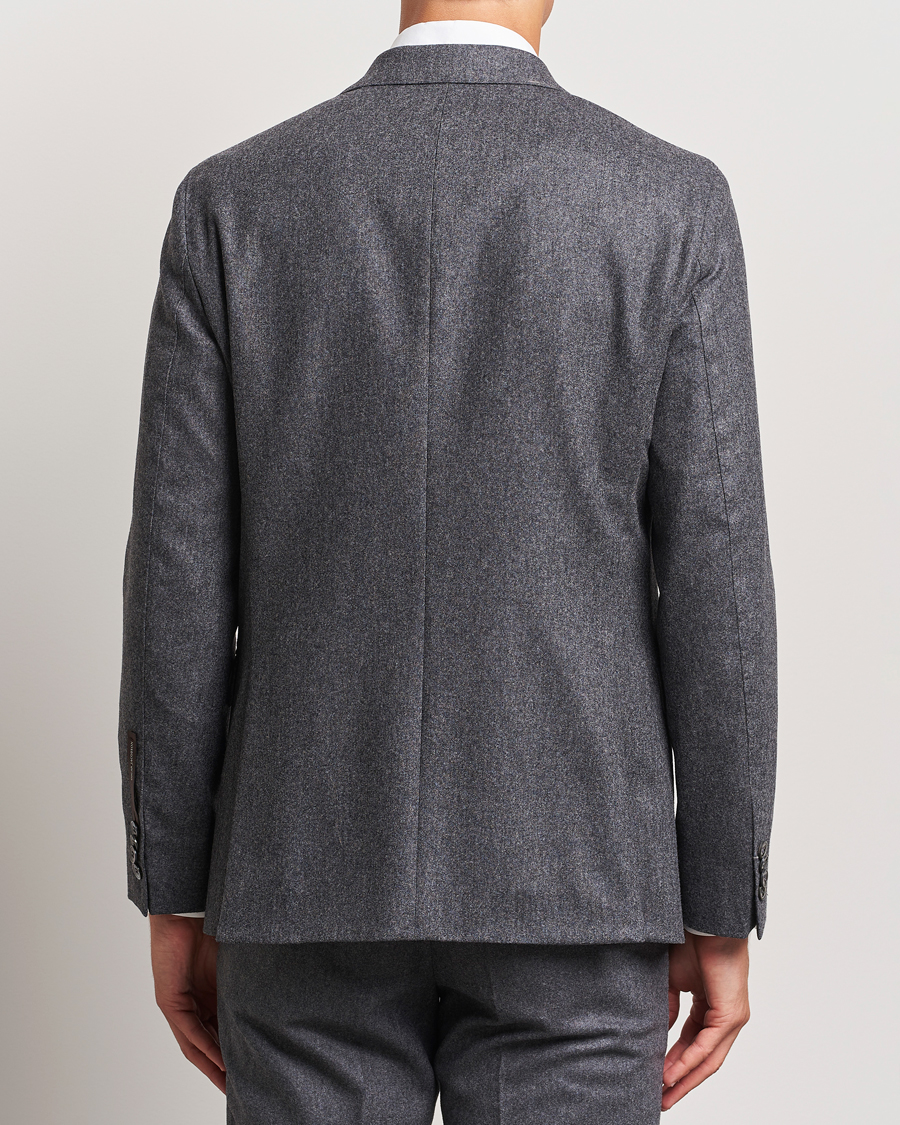 Mies | Pikkutakit | Oscar Jacobson | Fogerty Flannel Blazer Dark Grey