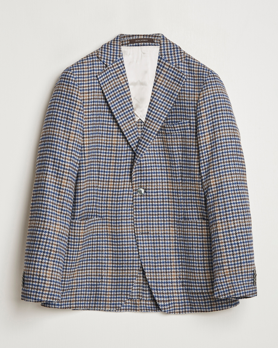 Mies | Pikkutakit | Oscar Jacobson | Ferry Check Wool Blazer Multi