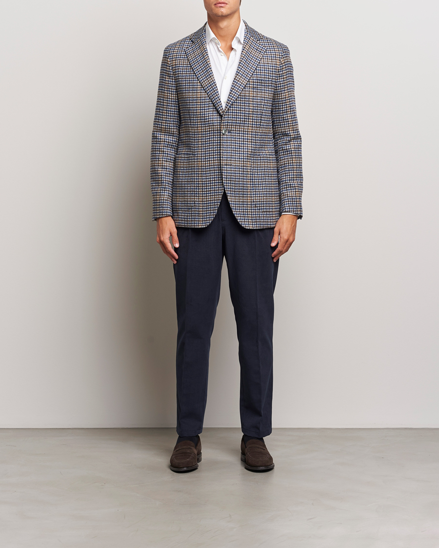 Mies | Pikkutakit | Oscar Jacobson | Ferry Check Wool Blazer Multi