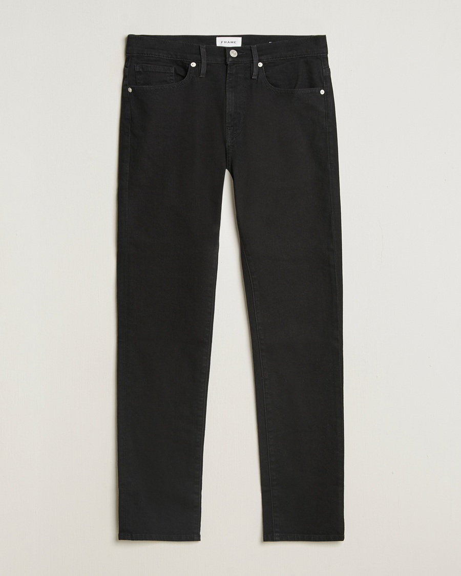 Mies | Farkut | FRAME | L´Homme Slim Stretch Jeans Noir
