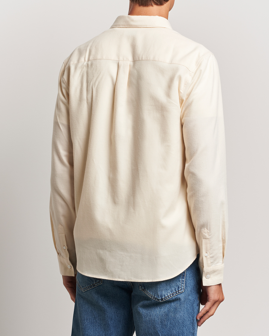 Mies | Kauluspaidat | FRAME | Double Pocket Wool Blend Shirt Off White