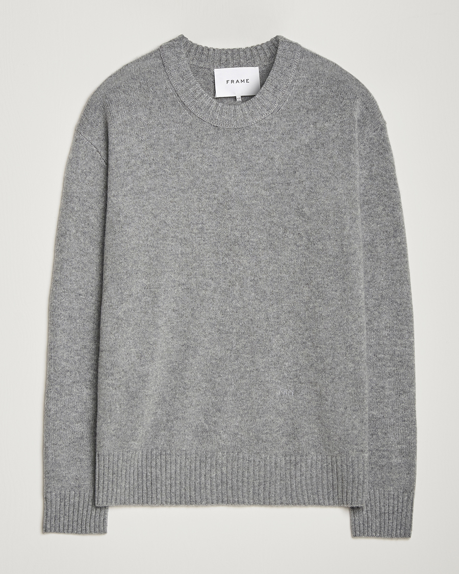 Mies | Puserot | FRAME | Cashmere Sweater Grey