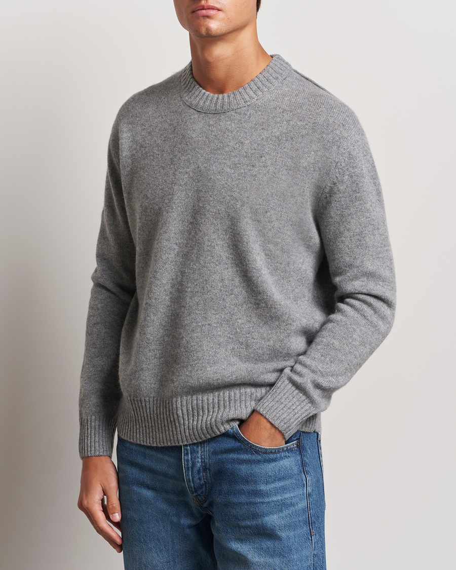 Mies | Puserot | FRAME | Cashmere Sweater Grey