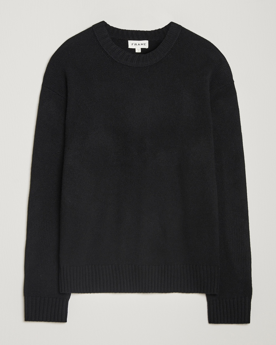 Mies | Puserot | FRAME | Cashmere Sweater Noir