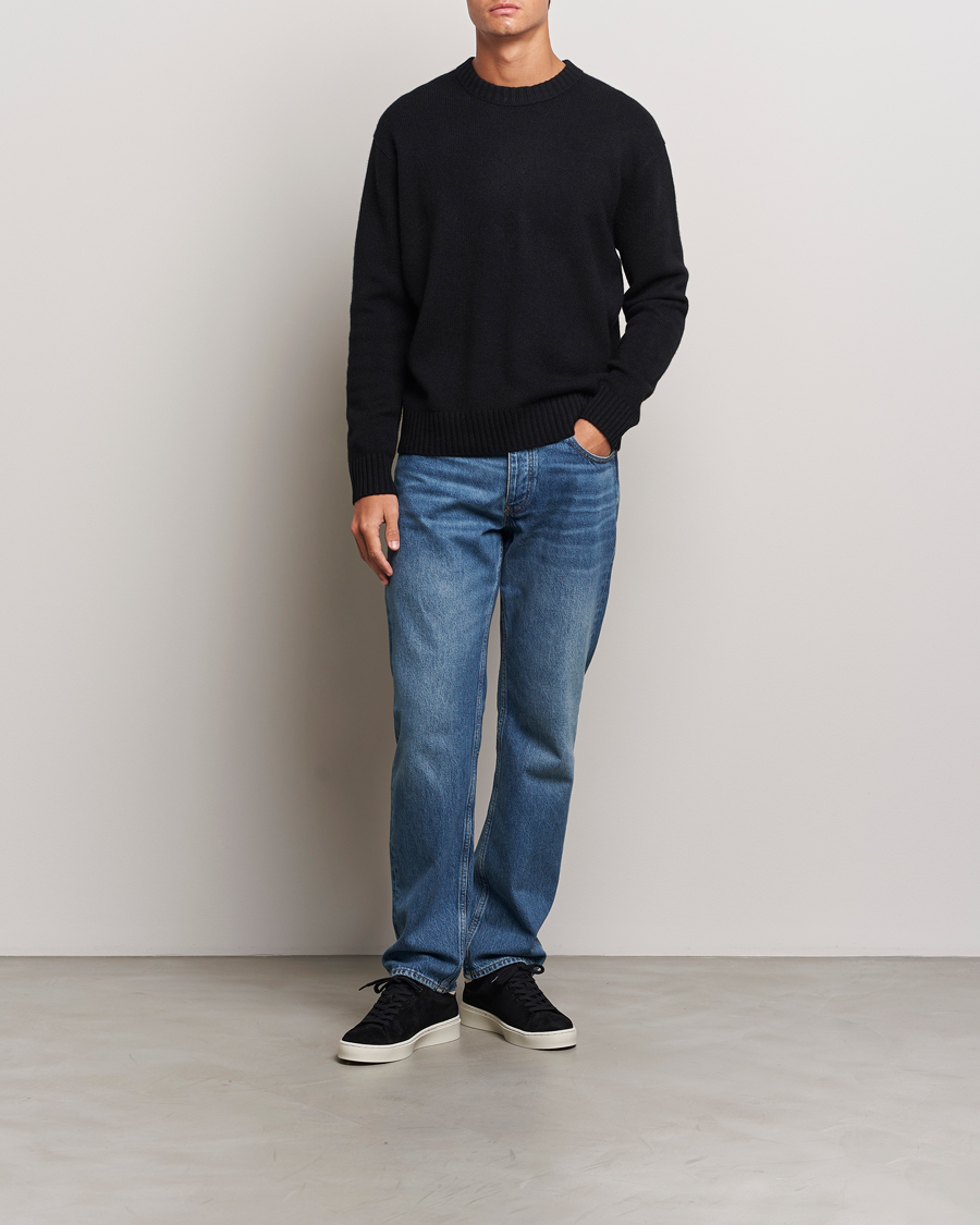 Mies | Puserot | FRAME | Cashmere Sweater Noir