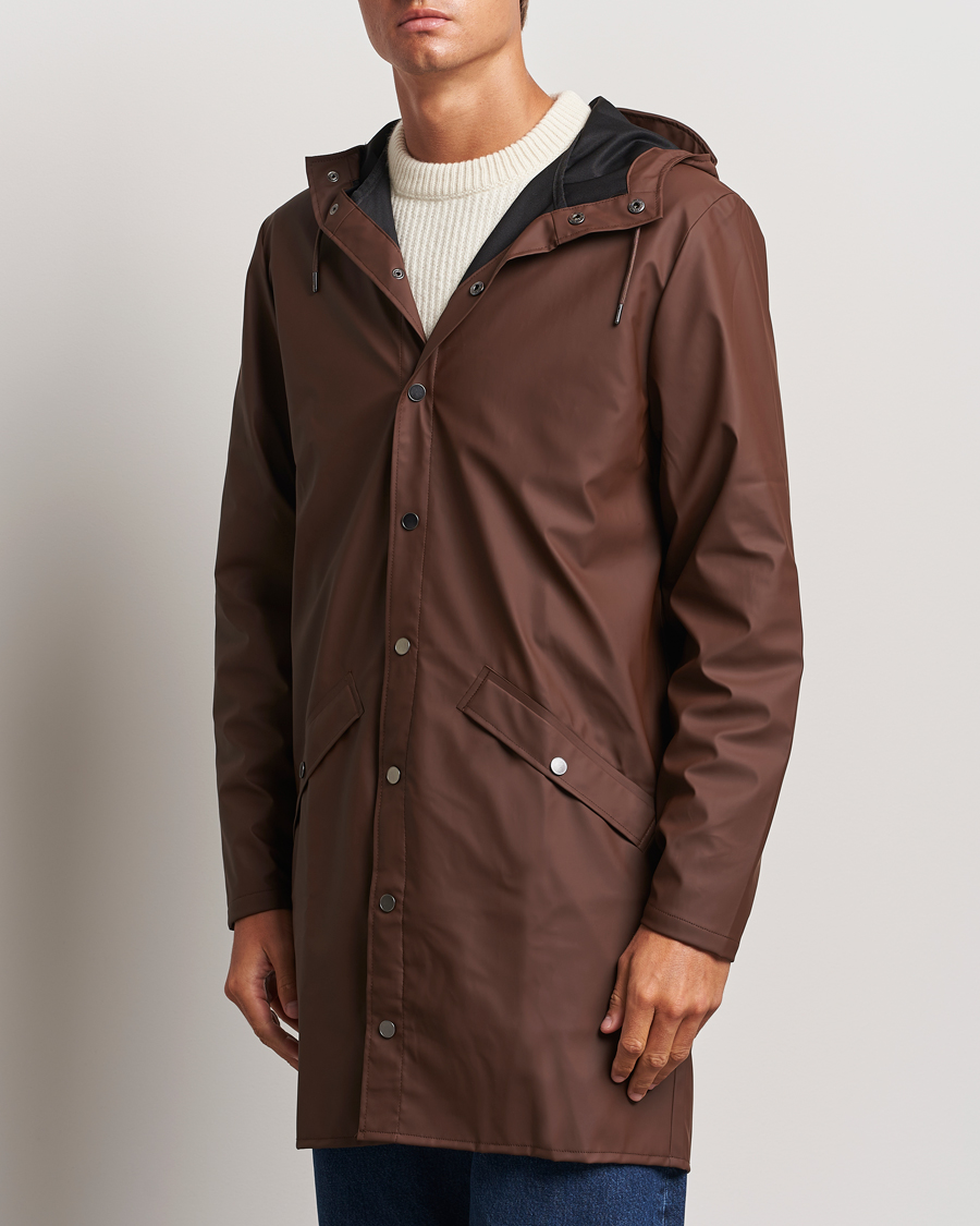 Mies | Takit | RAINS | Long Jacket Frame Brown