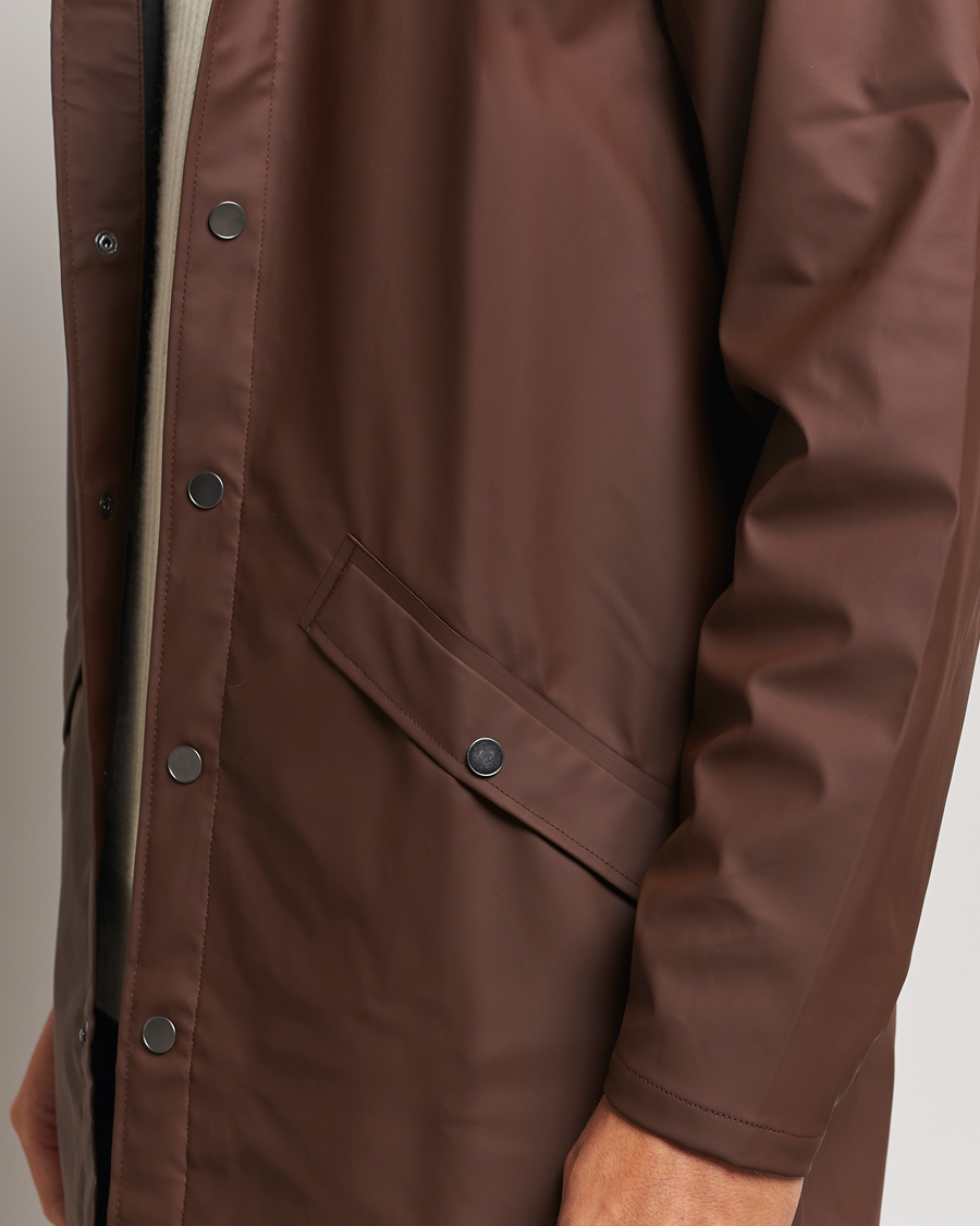 Mies | Takit | RAINS | Long Jacket Frame Brown