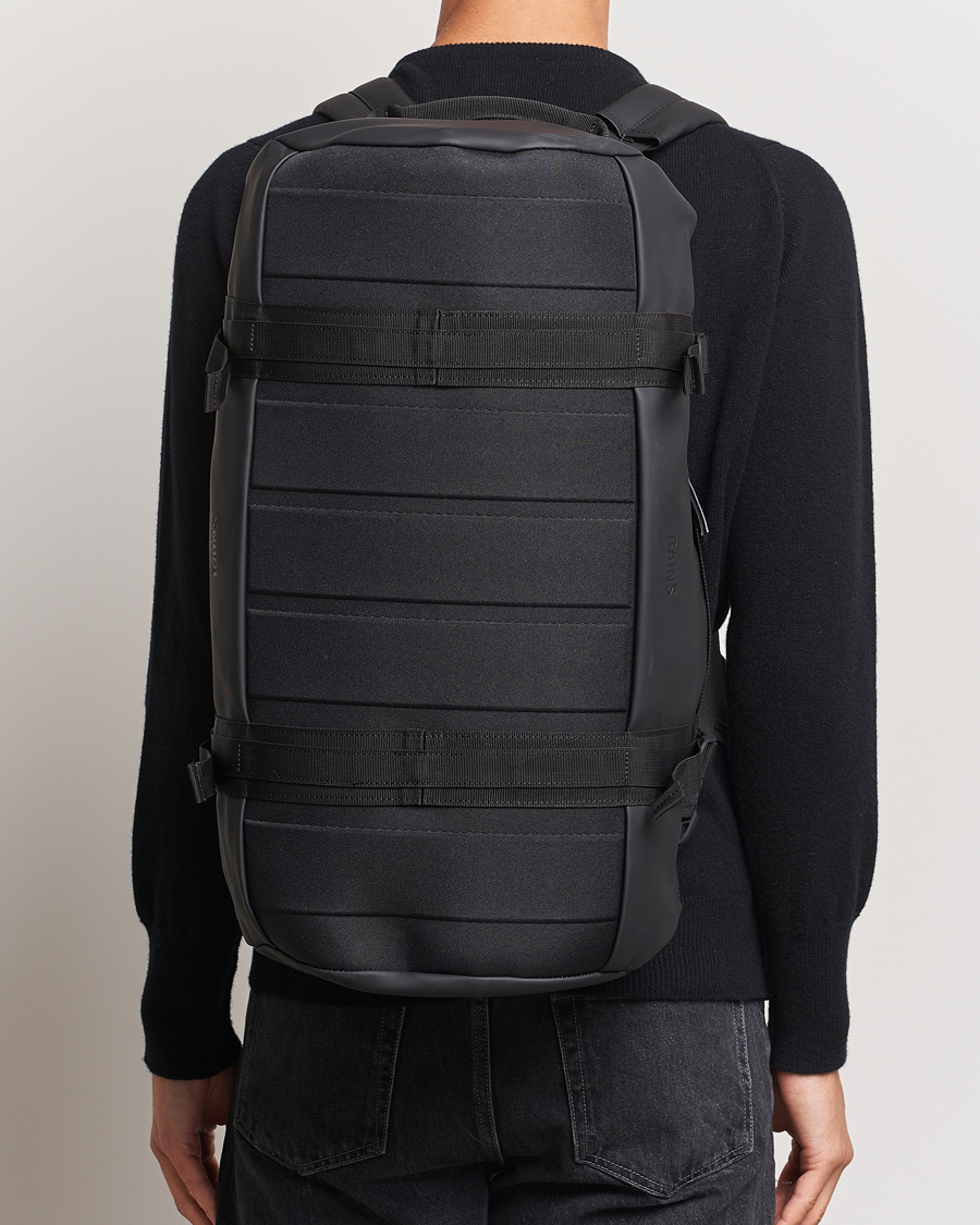 Mies | RAINS Texel Small Duffel Bag Black | RAINS | Texel Small Duffel Bag Black