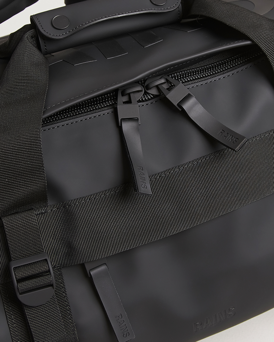 Mies | RAINS Texel Small Duffel Bag Black | RAINS | Texel Small Duffel Bag Black