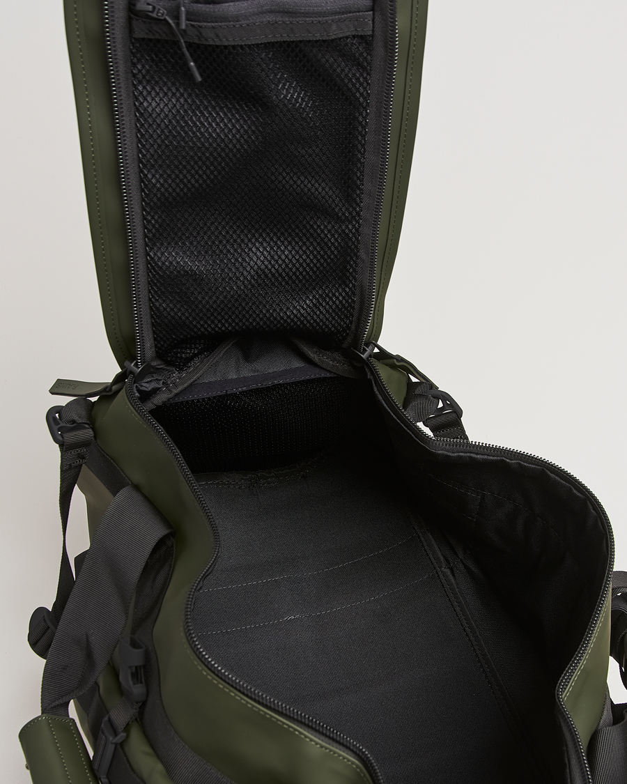 Mies | RAINS Texel Small Duffel Bag Green | RAINS | Texel Small Duffel Bag Green
