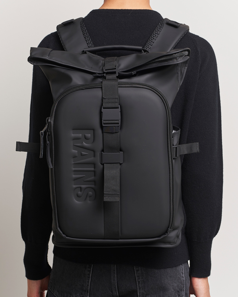 Mies | RAINS Texel Moulded Backpack Black | RAINS | Texel Moulded Backpack Black