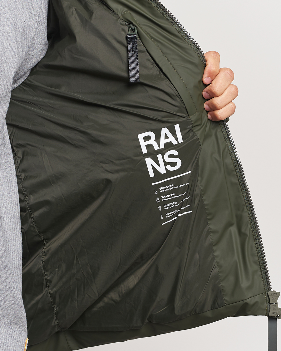 Mies | Takit | RAINS | Alta Puffer Jacket Green
