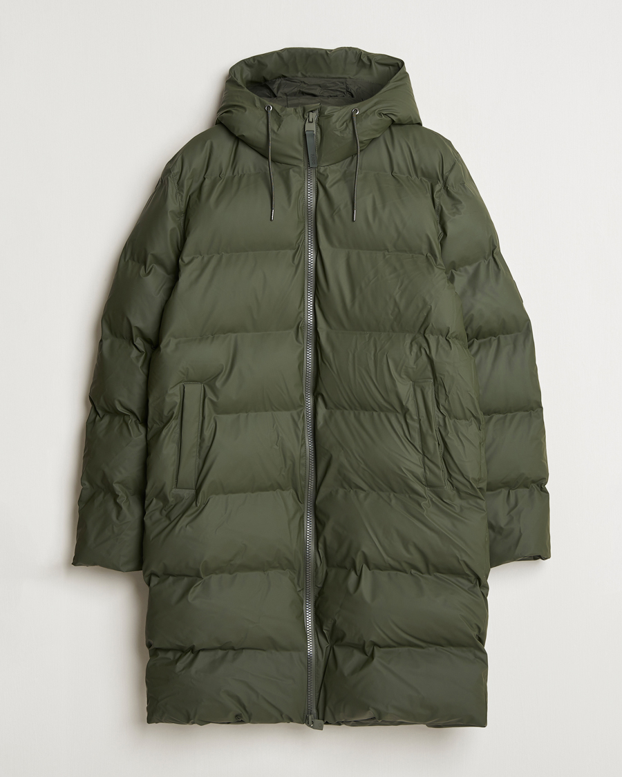 Mies | Takit | RAINS | Alta Long Puffer Parka Green