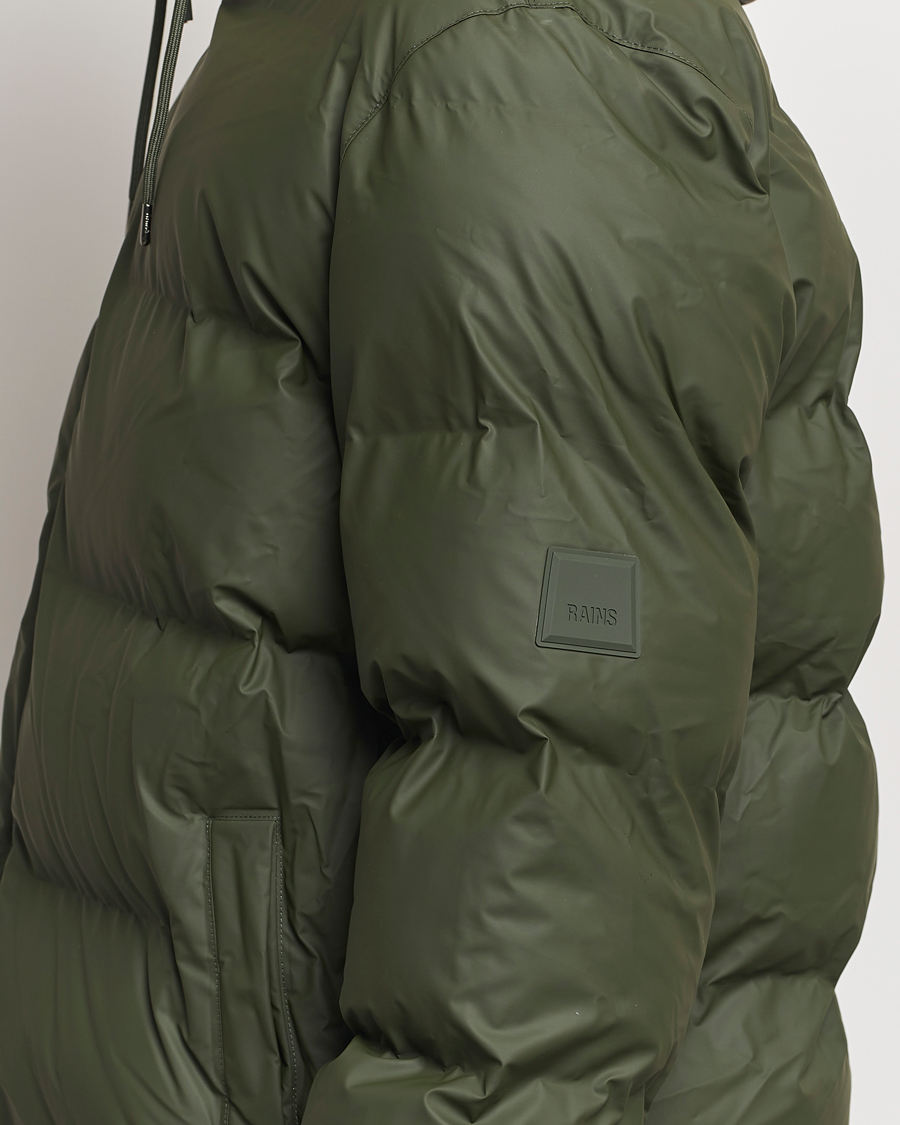 Mies | Takit | RAINS | Alta Long Puffer Parka Green