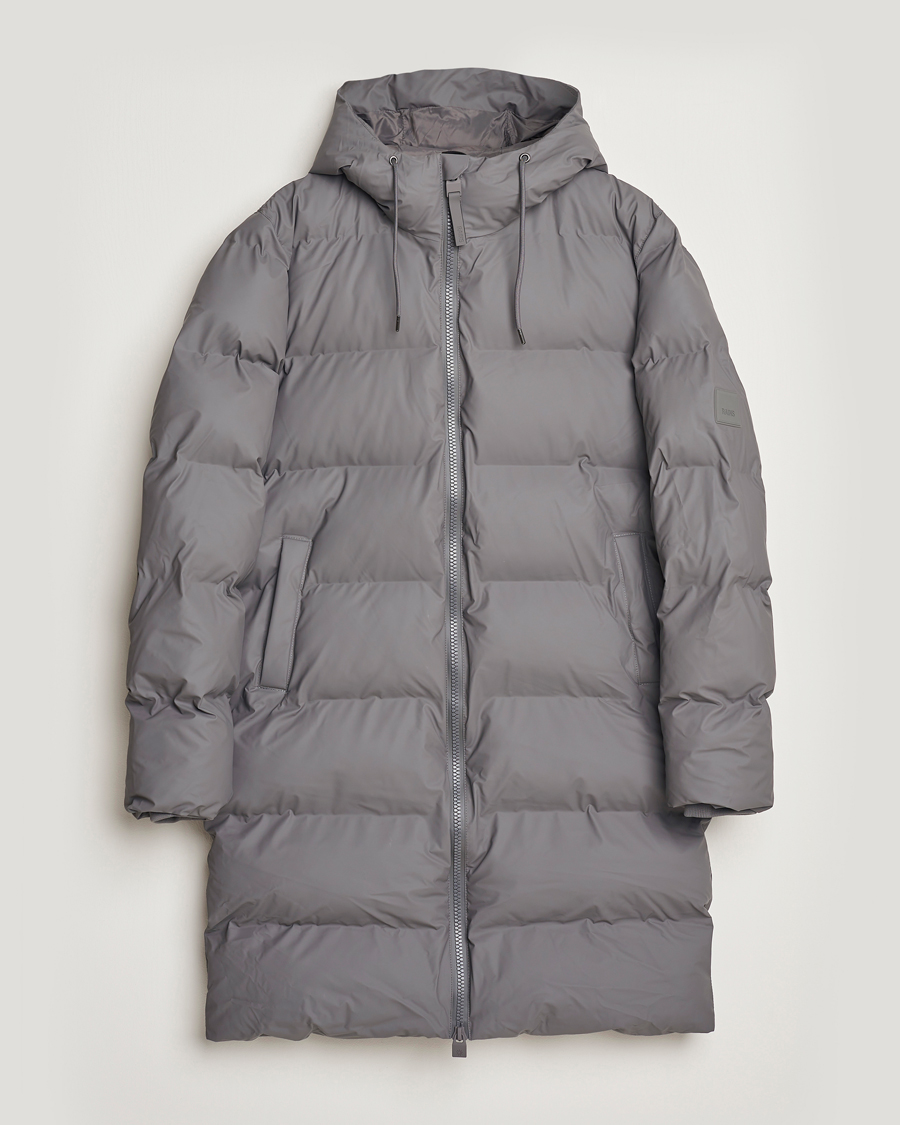 Mies | Takit | RAINS | Alta Long Puffer Parka Grey