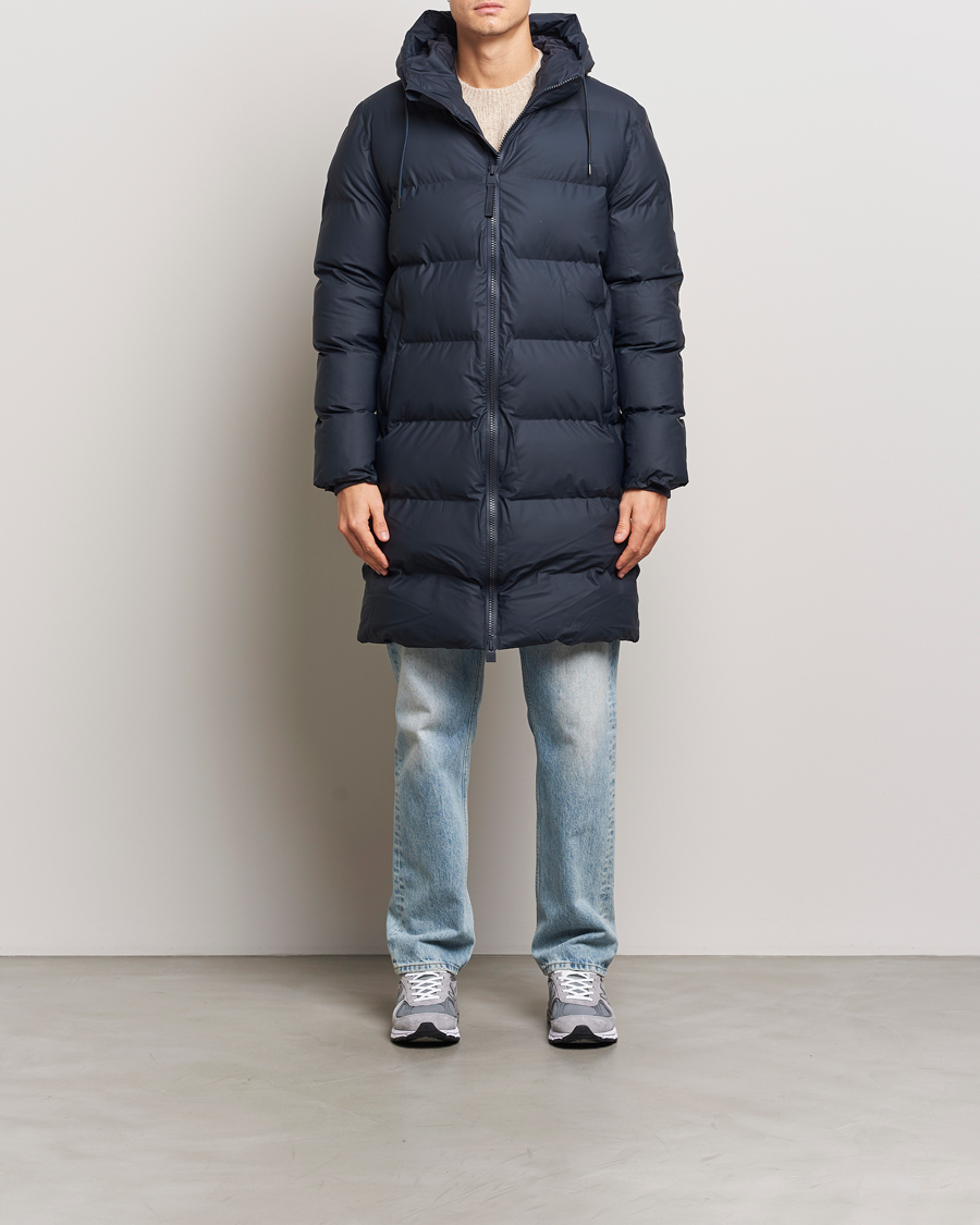 Mies | Takit | RAINS | Alta Long Puffer Parka Navy