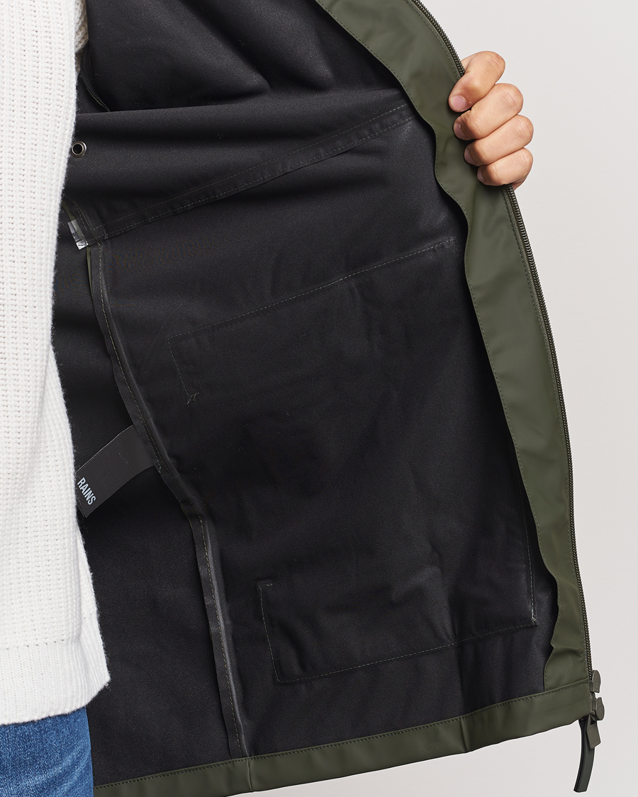 Mies | Takit | RAINS | Cargo Long Jacket Green