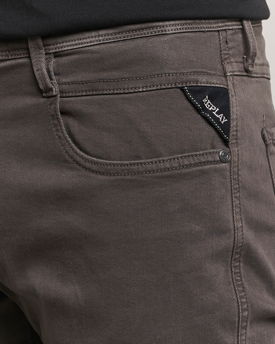Mies | Housut | Replay | Anbass Hyperflex X.Lite 5-Pocket Pants Wood Grey