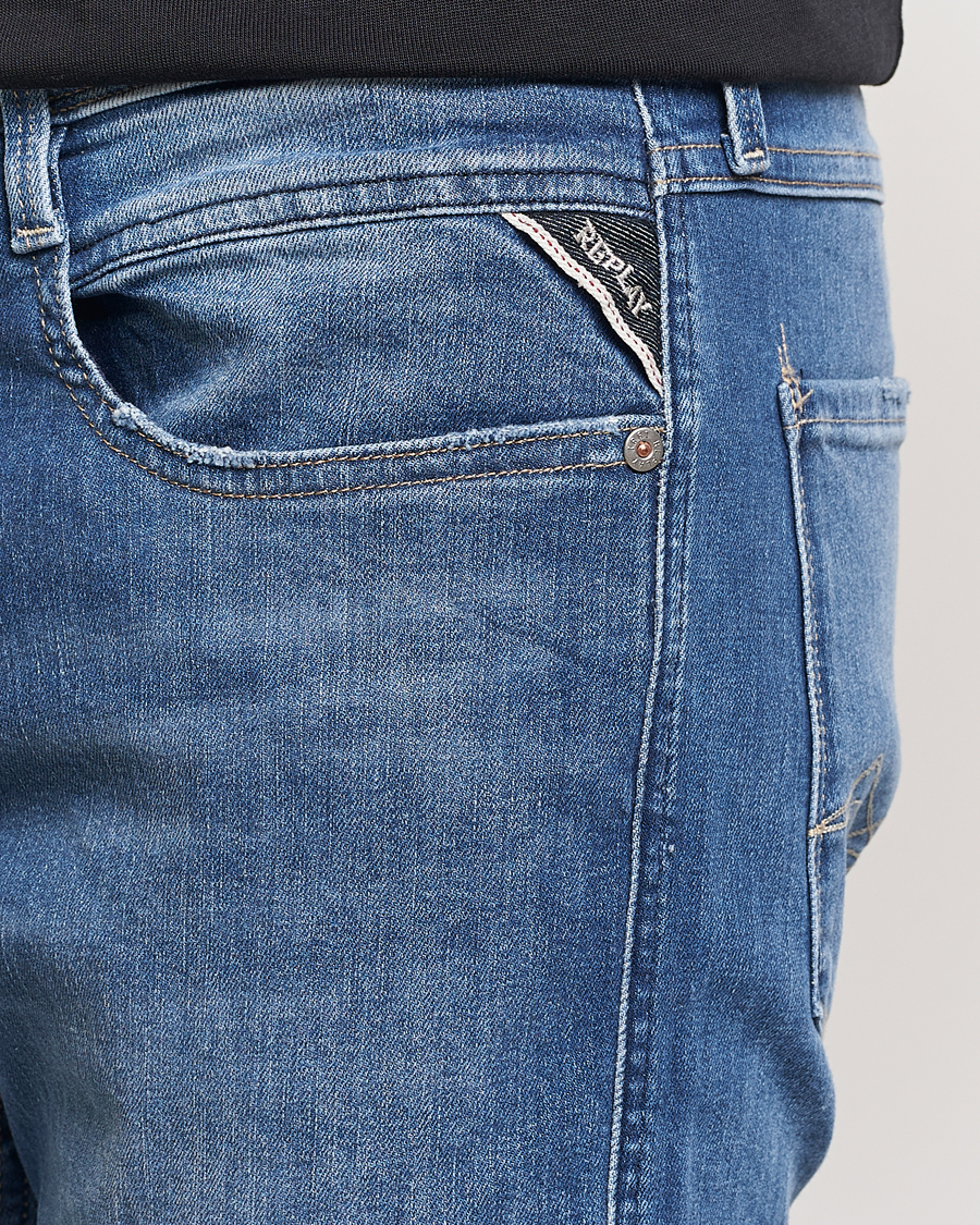 Mies | Farkut | Replay | Anbass Super Stretch Bio Jeans Medium Blue