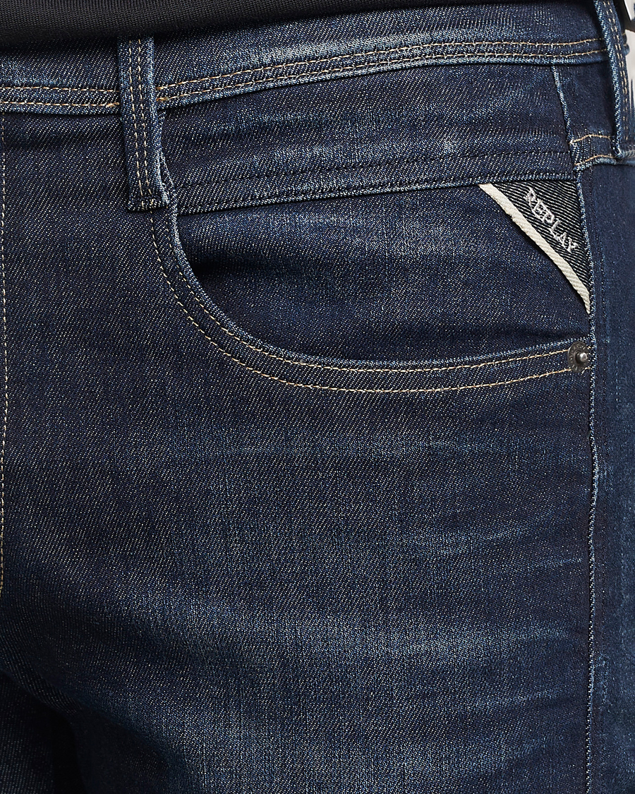 Mies | Farkut | Replay | Anbass Hyperflex Dust Jeans Dark Blue