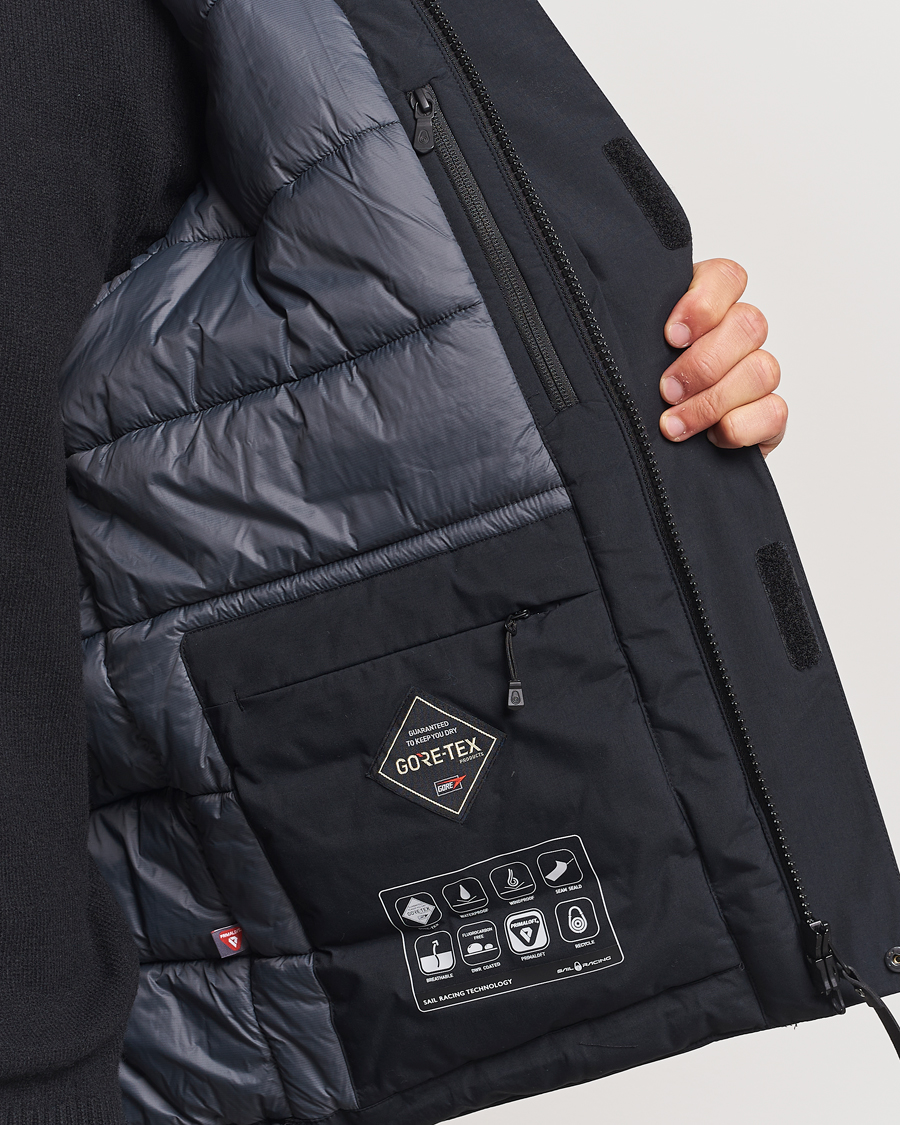 Mies | Takit | Sail Racing | Glacier Bay Gore-Tex Down Hooded Jacket Carbon