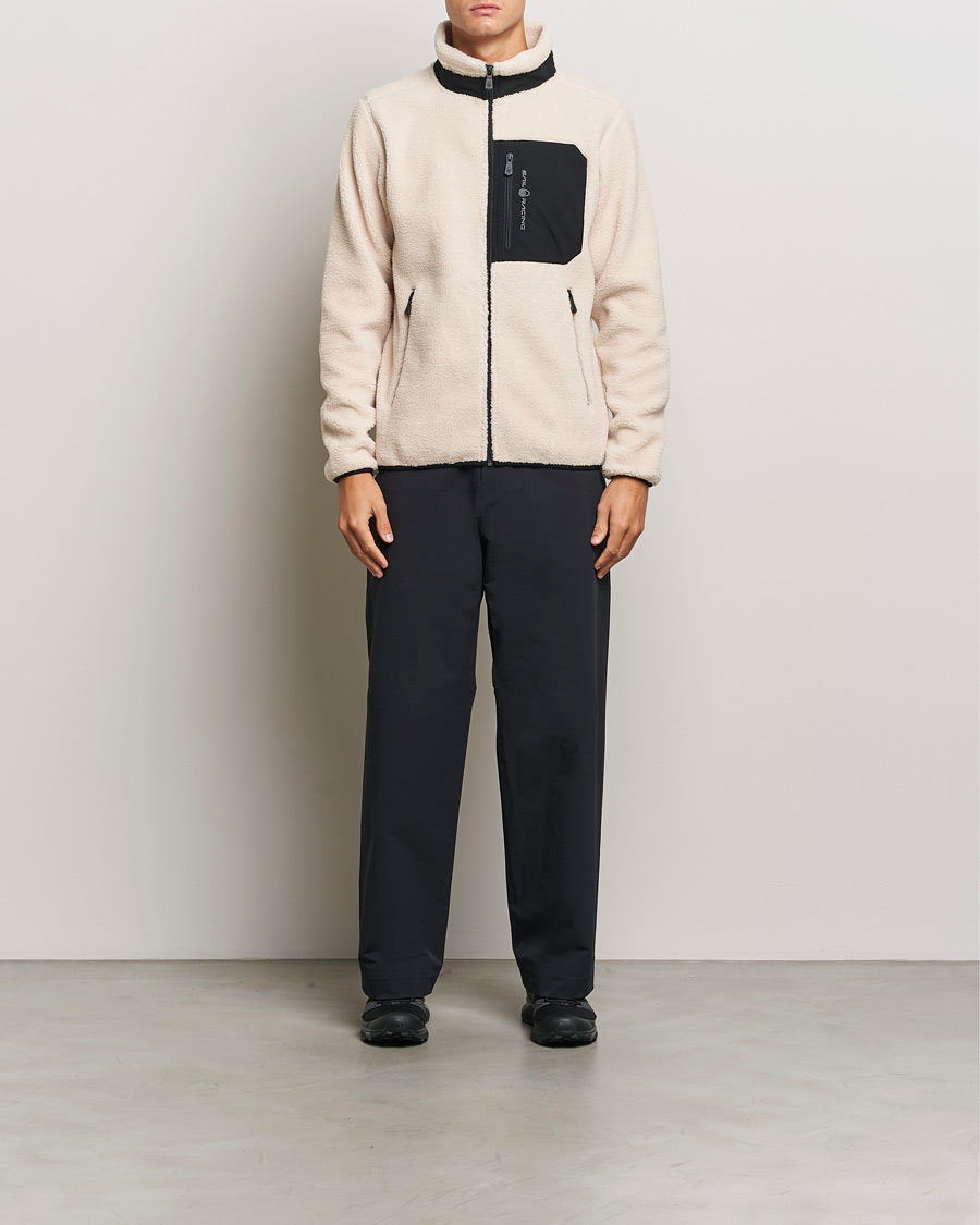 Mies | Puserot | Sail Racing | Bowman Pile Full Zip Ivory