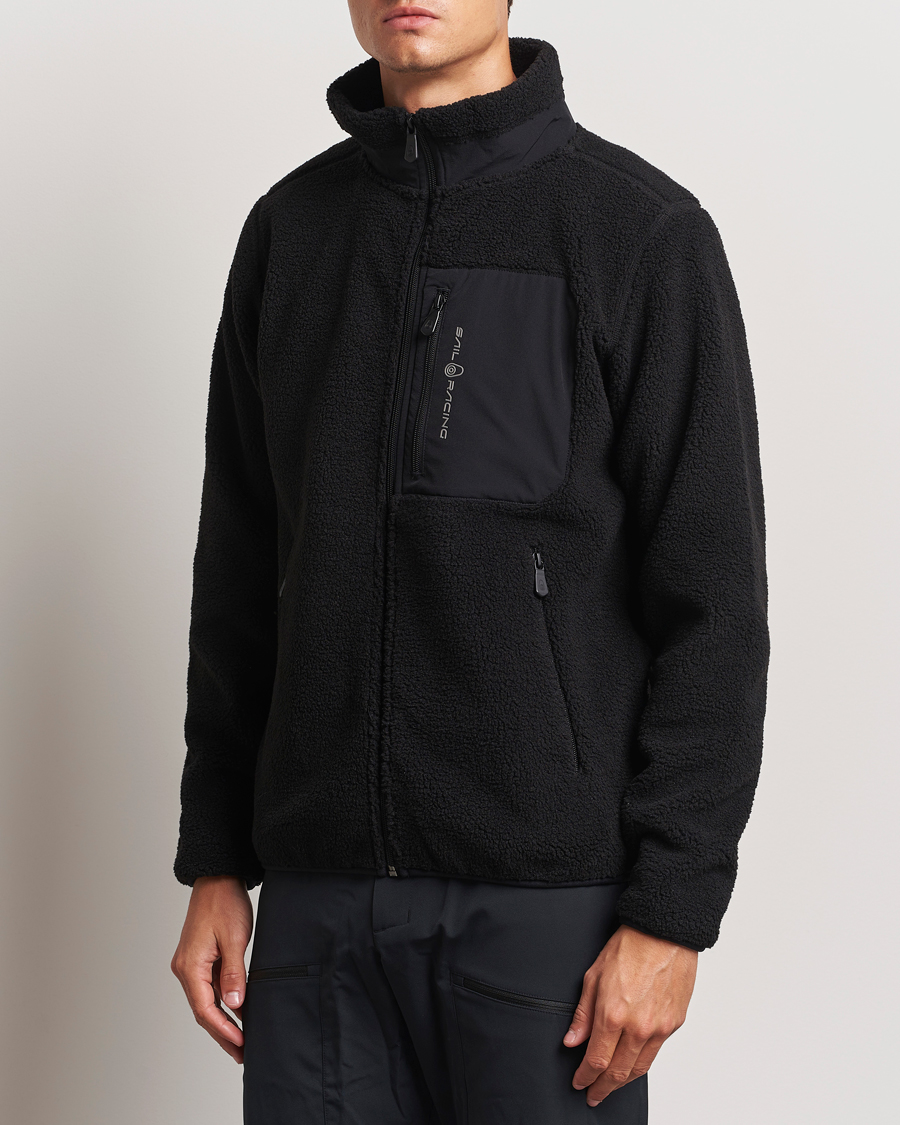 Mies | Puserot | Sail Racing | Bowman Pile Full Zip Carbon