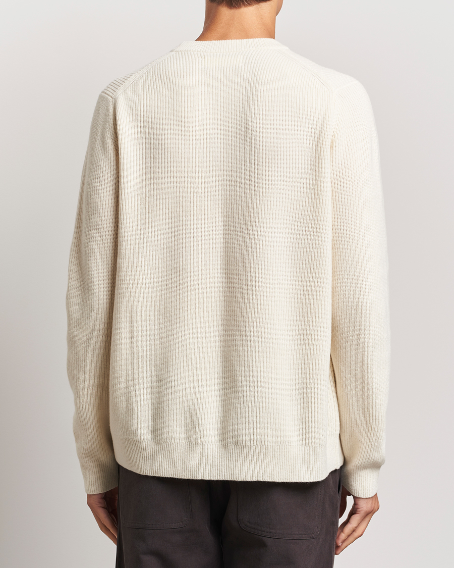 Mies | Puserot | Samsøe Samsøe | Isaks Knitted Crew Neck Clear Cream