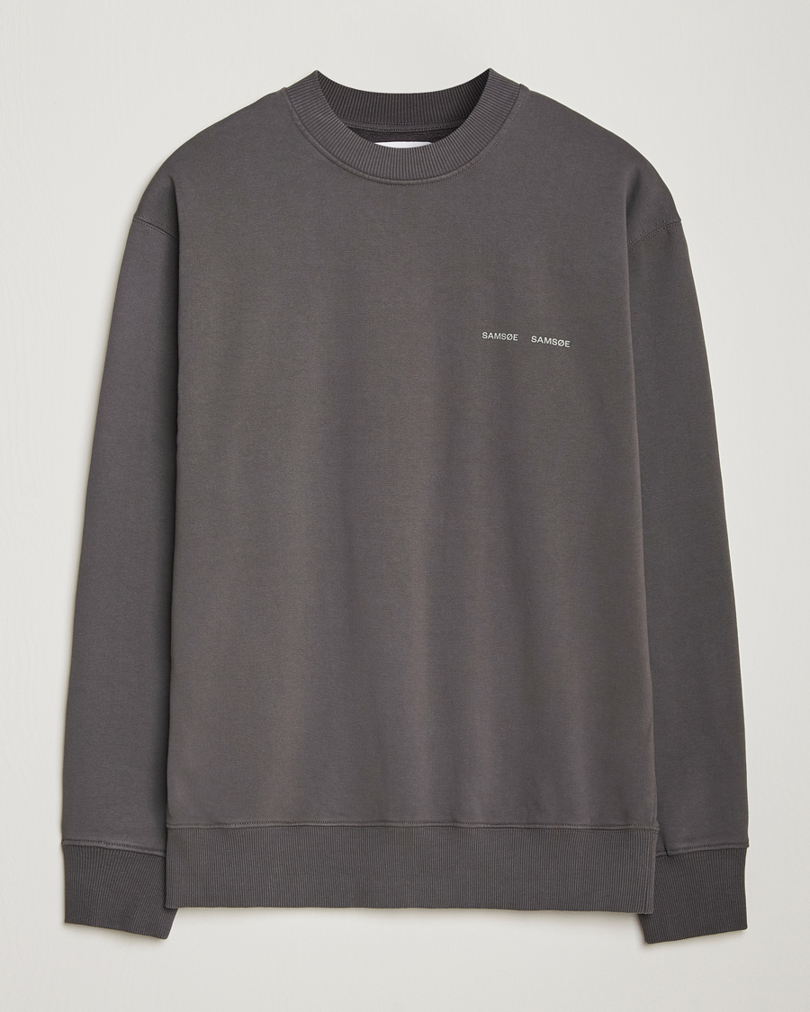 Mies | Puserot | Samsøe Samsøe | Norsbro Crew Neck Sweatshirt Volcanic Ash