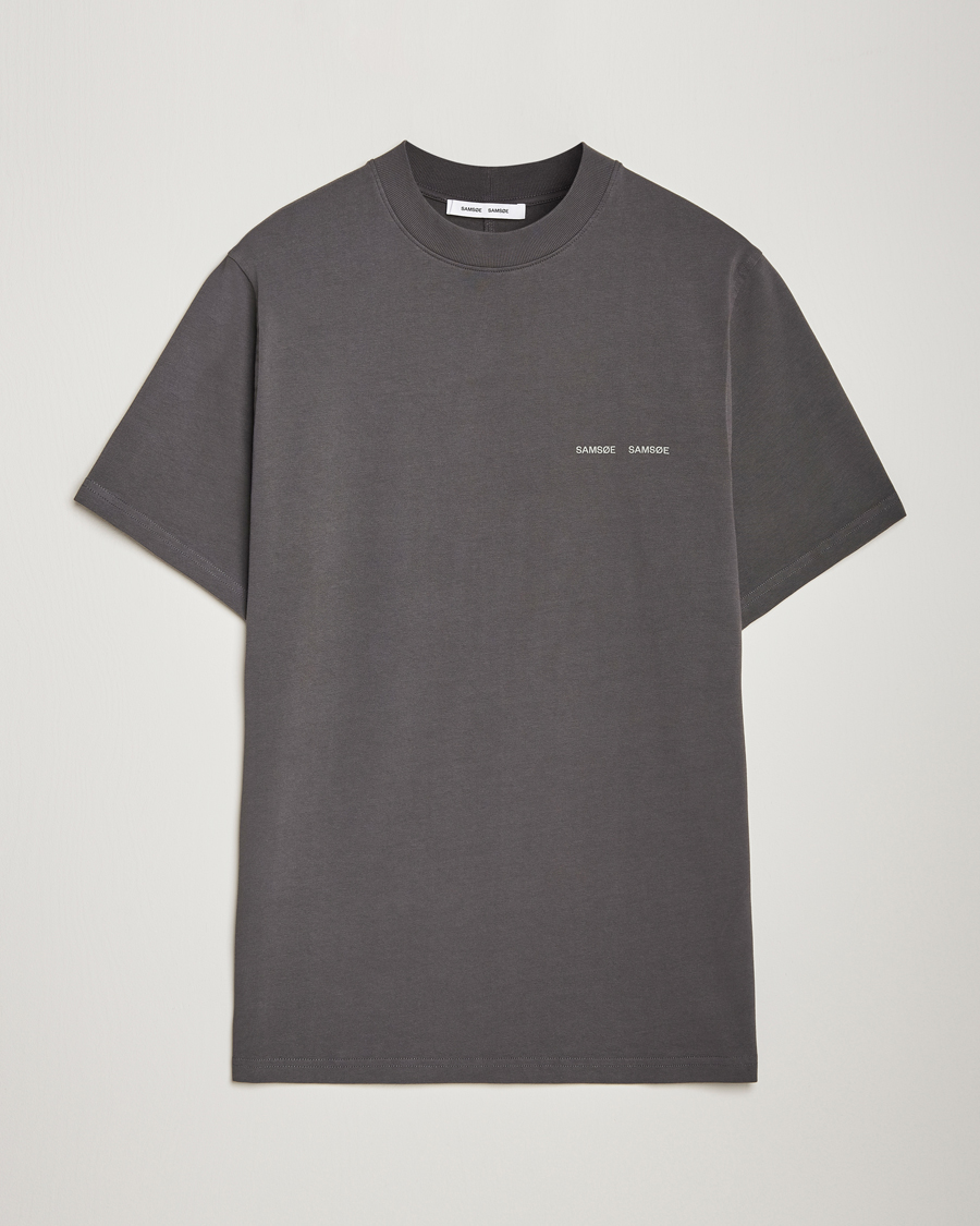 Mies | T-paidat | Samsøe Samsøe | Norsbro Organic Cotton T-Shirt Volcanic Ash