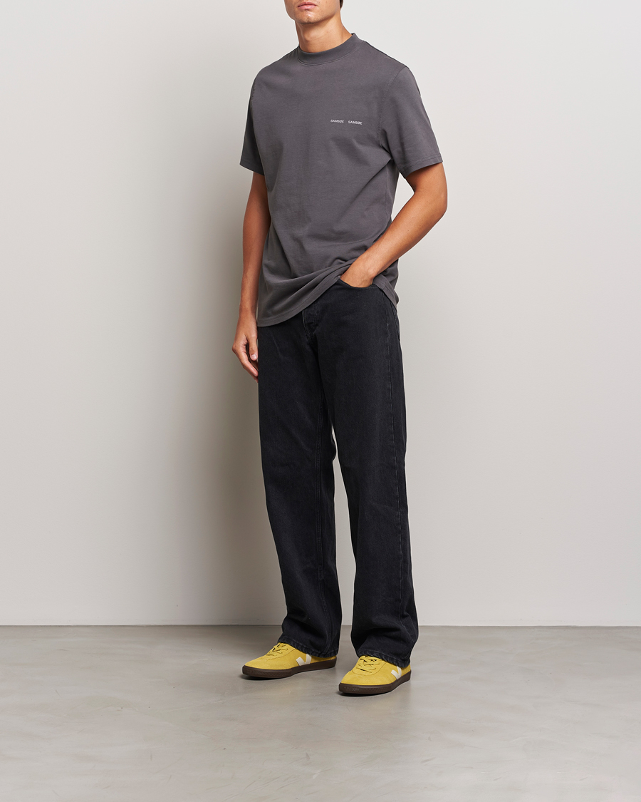 Mies | T-paidat | Samsøe Samsøe | Norsbro Organic Cotton T-Shirt Volcanic Ash