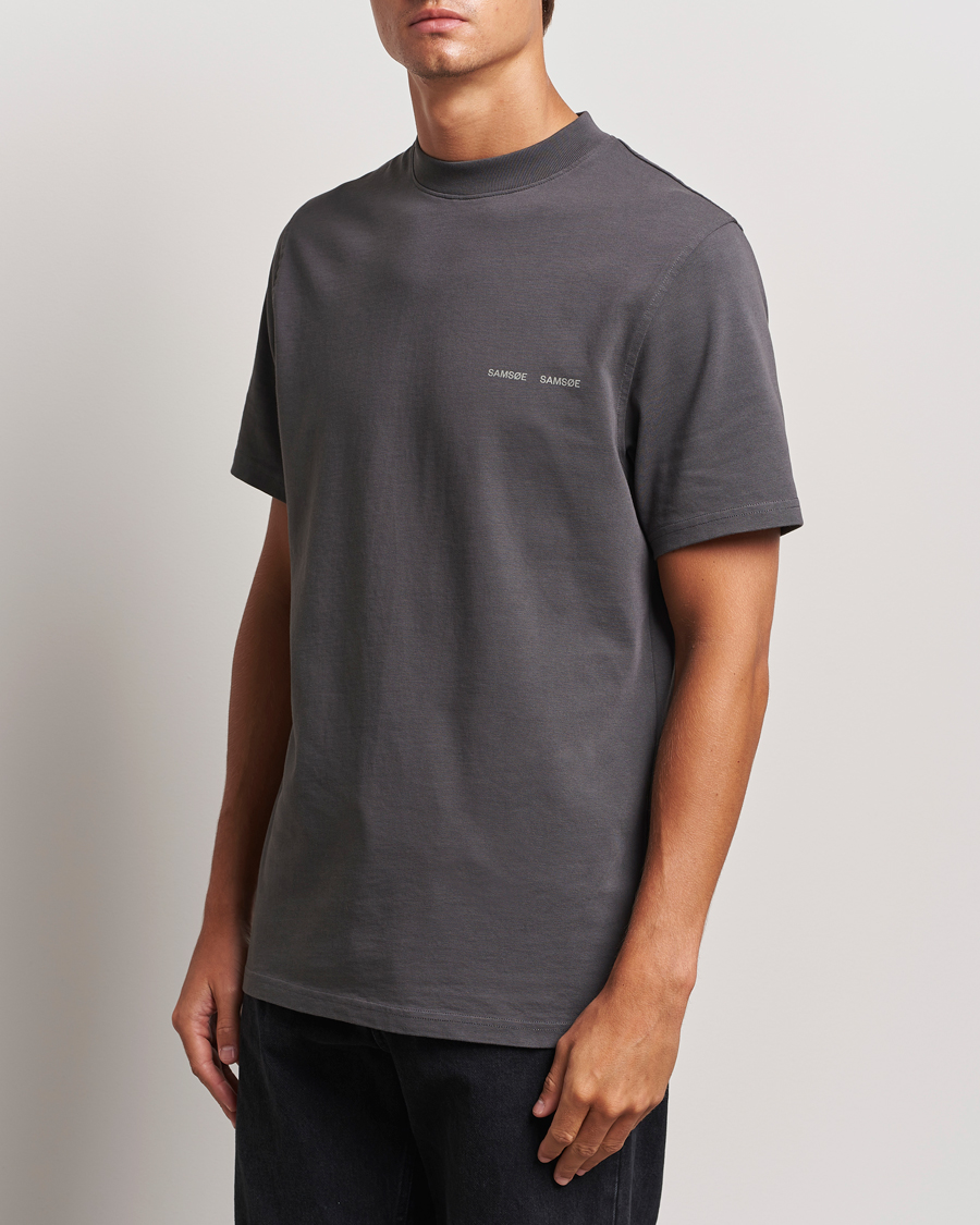 Mies | T-paidat | Samsøe Samsøe | Norsbro Organic Cotton T-Shirt Volcanic Ash