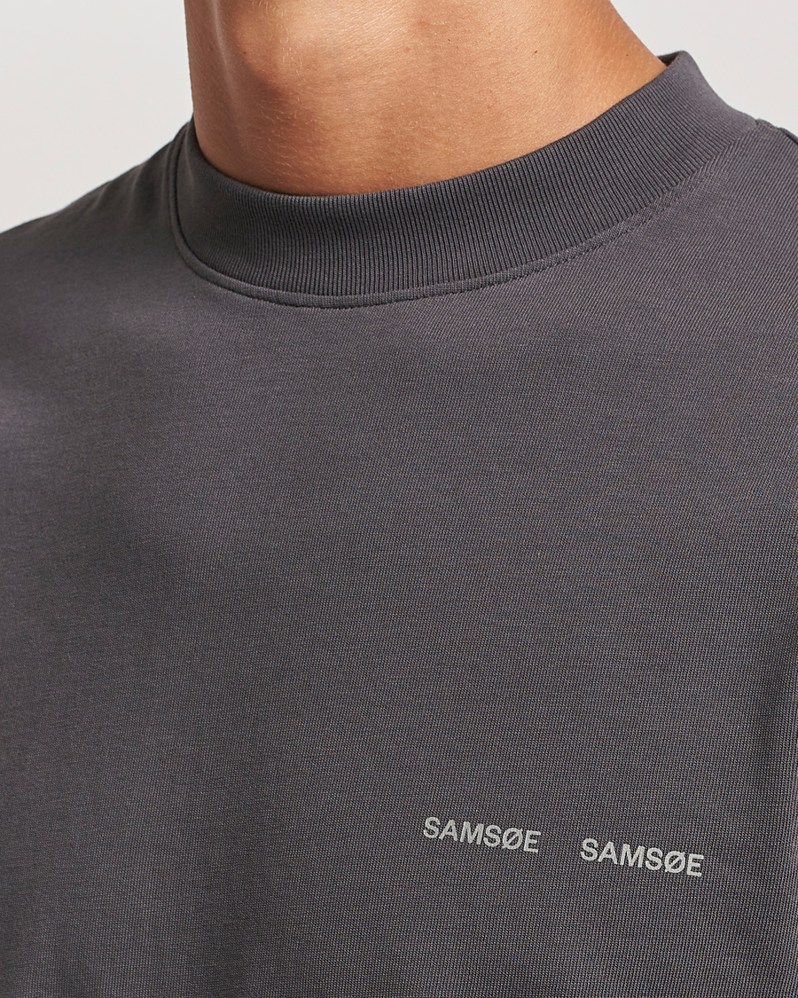Mies | T-paidat | Samsøe Samsøe | Norsbro Organic Cotton T-Shirt Volcanic Ash