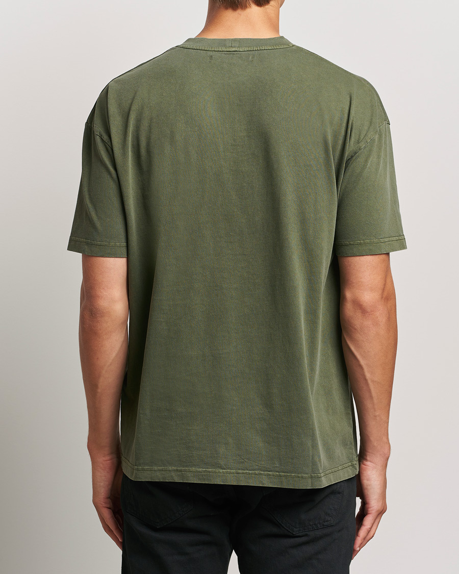 Mies | T-paidat | Samsøe Samsøe | Pigment Dyed Crew Neck T-Shirt Forest Night
