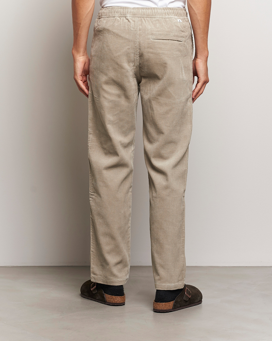Mies | Housut | Samsøe Samsøe | Jabari Corduroy Drawstring Trousers Abbey Stone