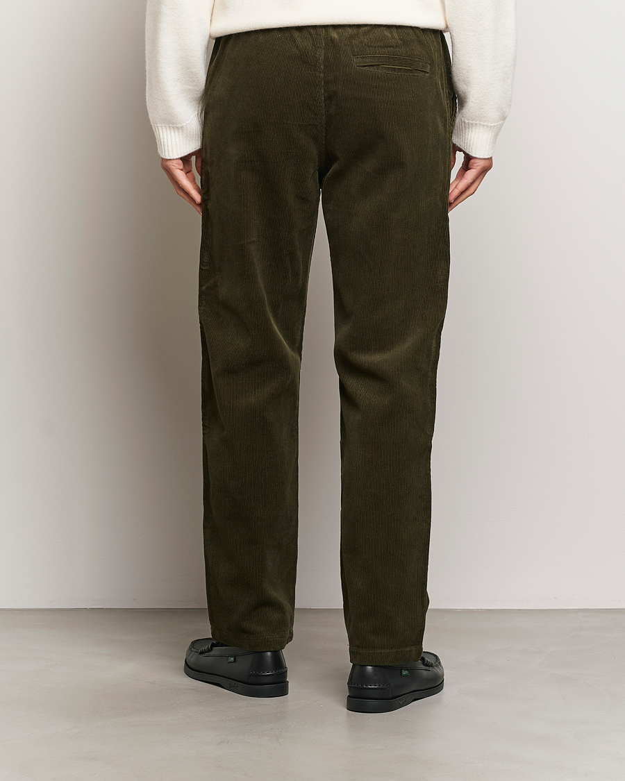 Mies | Housut | Samsøe Samsøe | Jabari Corduroy Drawstring Trousers Forest Night